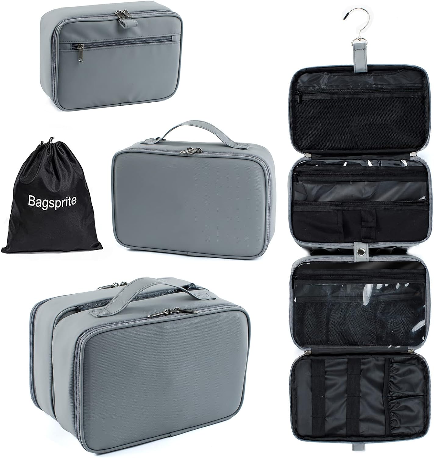 230816042831559_1 Toiletry Bag for Men, Hanging Travel Bag for Toiletries, Shaving Bag for Men Travel, Toiletry Bags for Traveling, Large Travel Size Toiletry Organizer (2022 Upgraded) , Travel Case Kit Accessories - Image 1